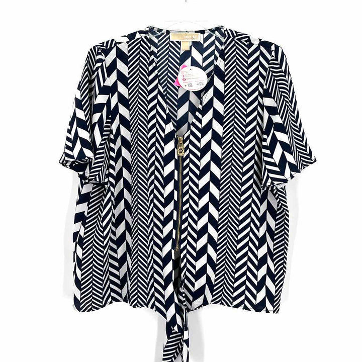 Size L Michael Kors Navy Shirt