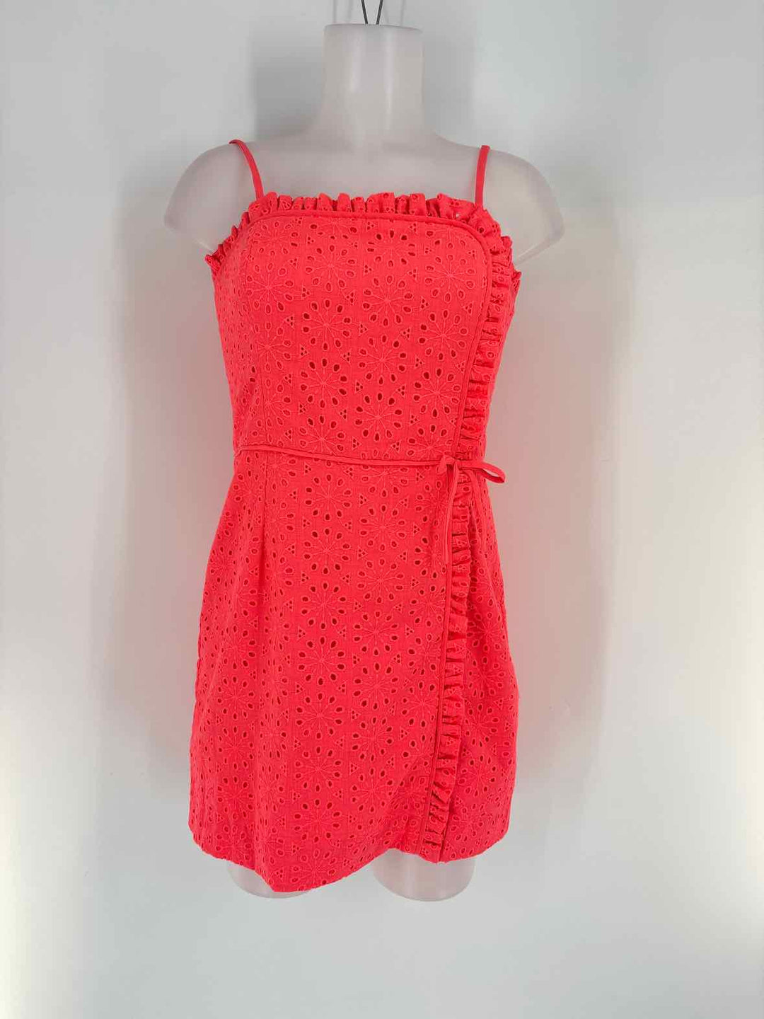 Size 2 Lilly Pulitzer Orange Lace 2 PC Dress