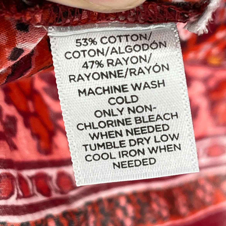 Size XS Ann Taylor Red Shirt