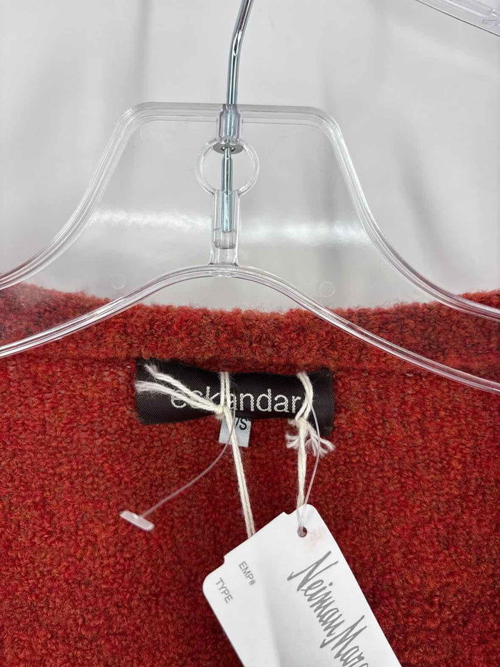 Size One Size ESKANDAR Orange Luxury - Cardigan