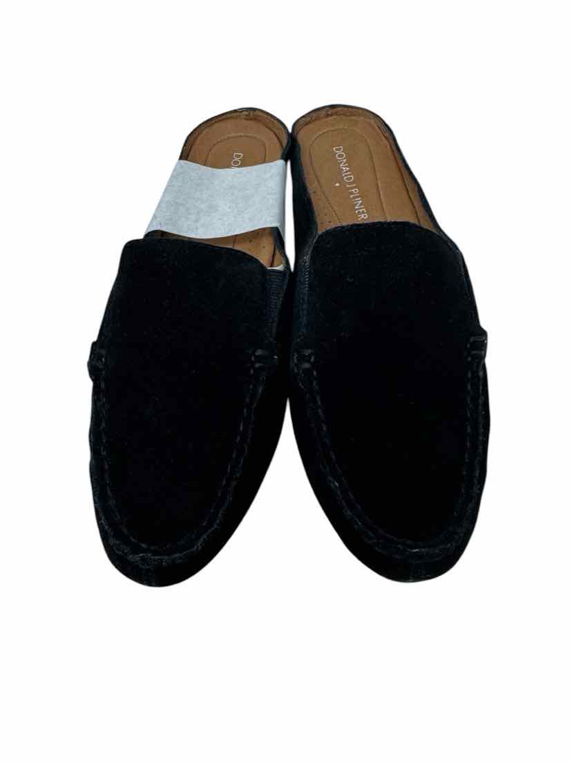 Shoe Size 7 DONALD PLINER Black Suede Flats