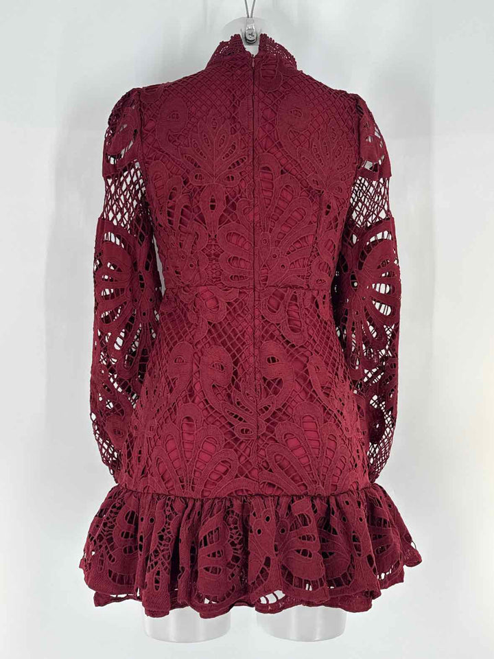 Size XS AQUA Wine Dress