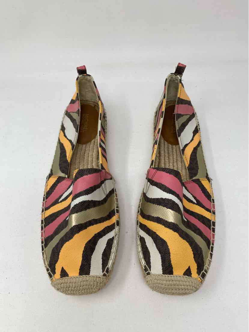 Shoe Size 10 Michael Kors Multi-Color Flats