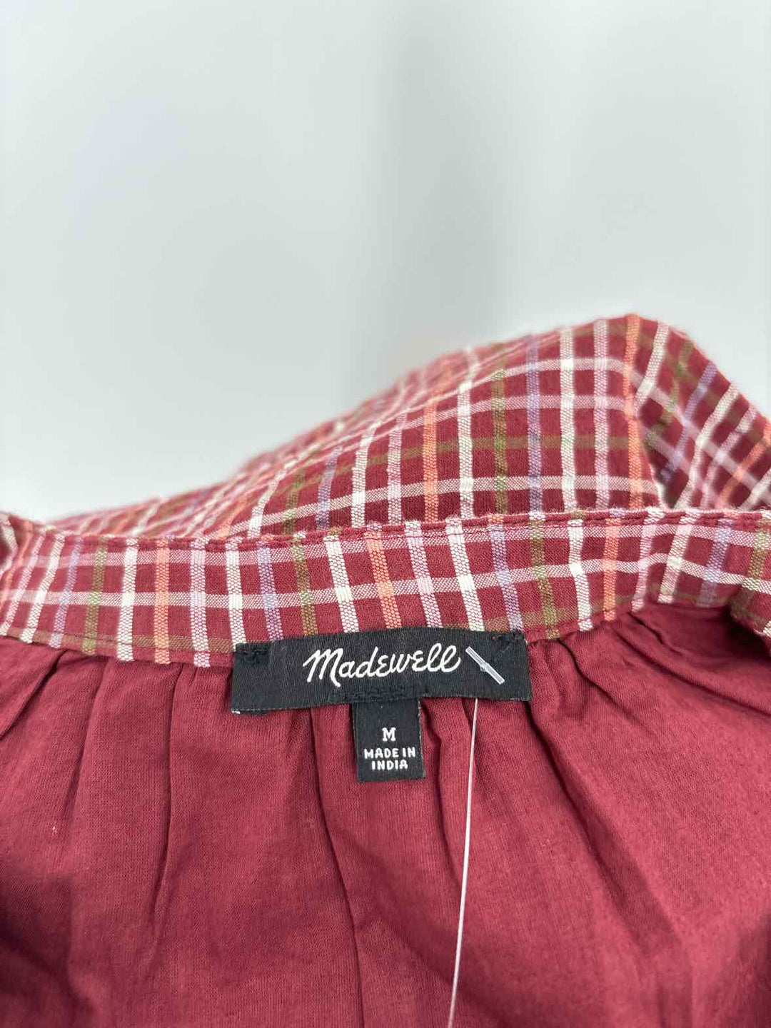 Size M MADEWELL Burgundy Dress
