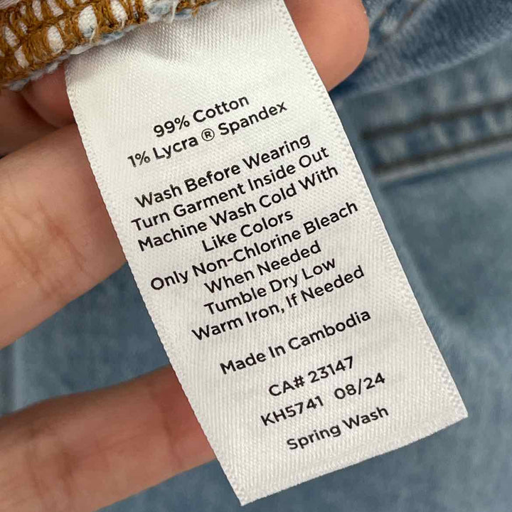 Size 12P Talbots Denim Skirt