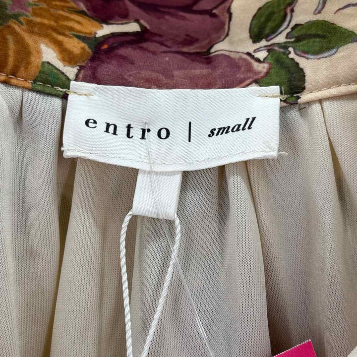 Size S ENTRO Tan Shirt