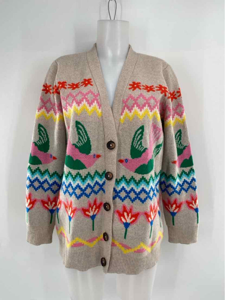 Size M Boden Tan Cardigan