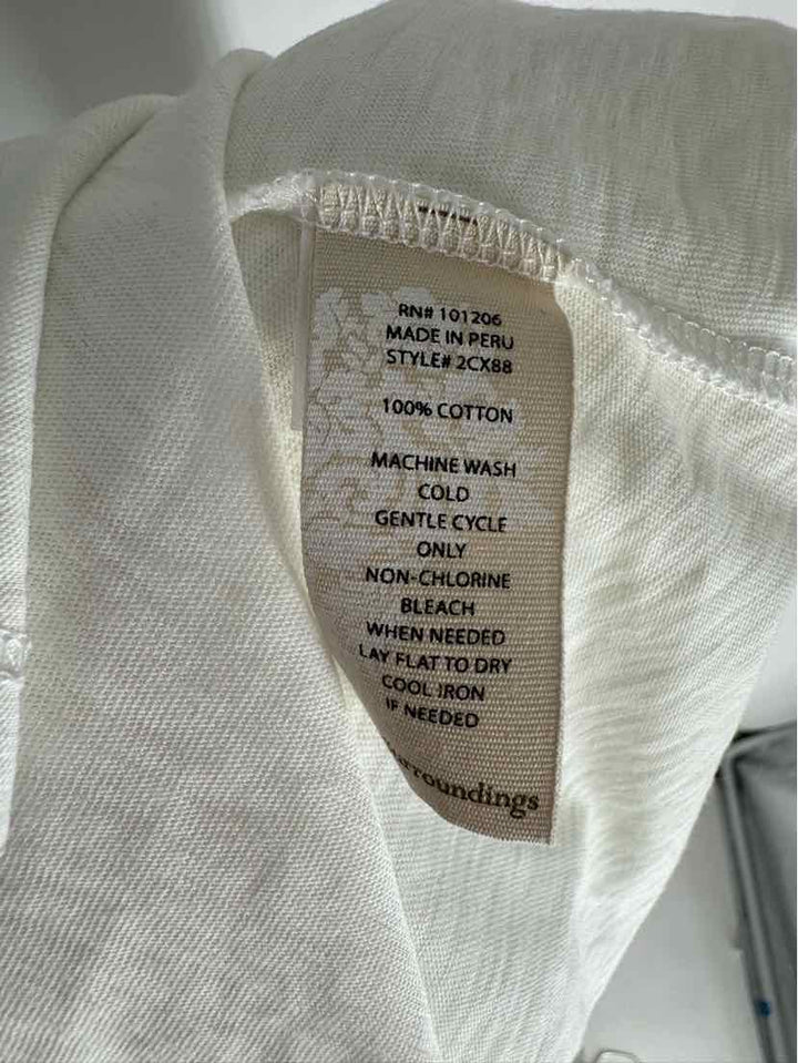 Size M SOFT SURROUNDINGS White Cotton Shirt