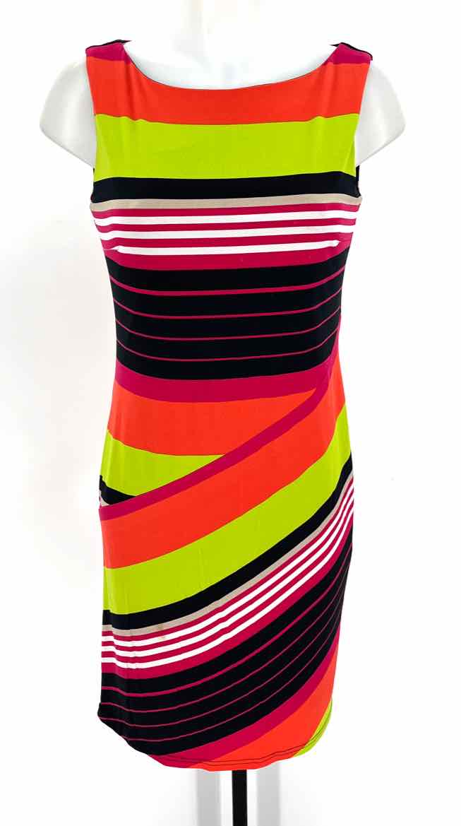 Size 8 JOSEPH RIBKOFF Multi-Color Dress