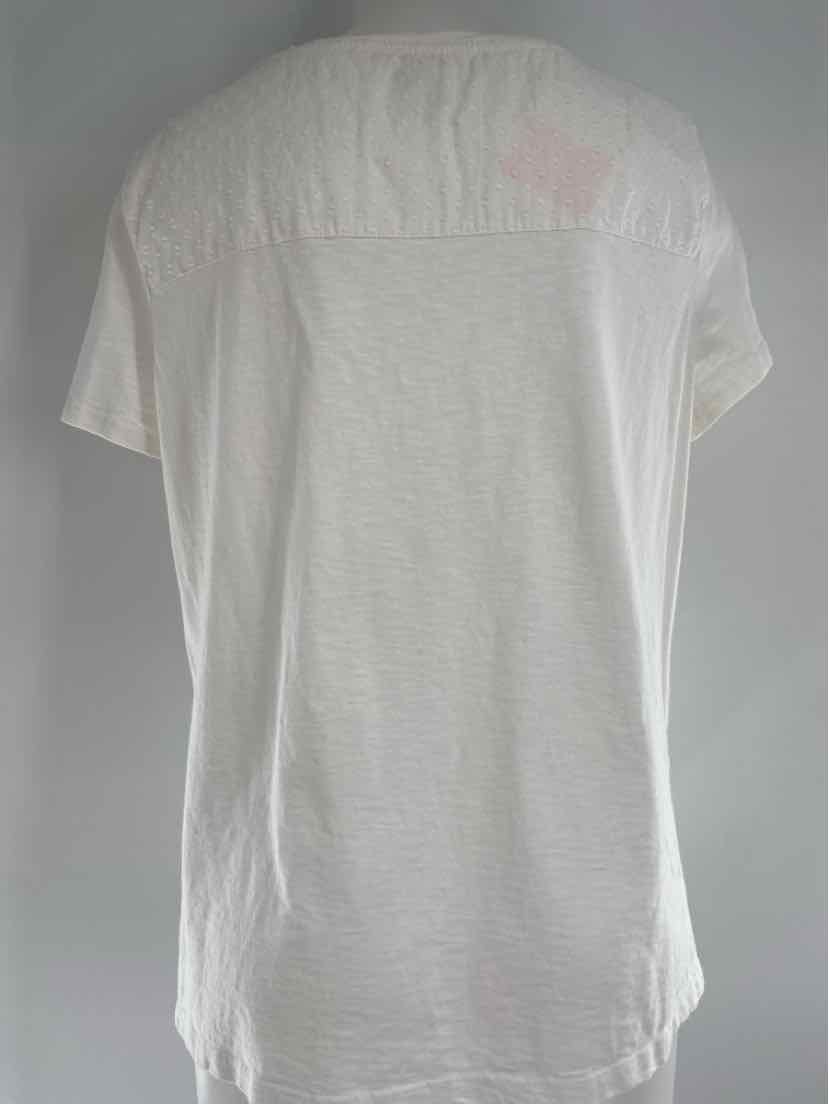 Size L Chico's White Cotton Shirt