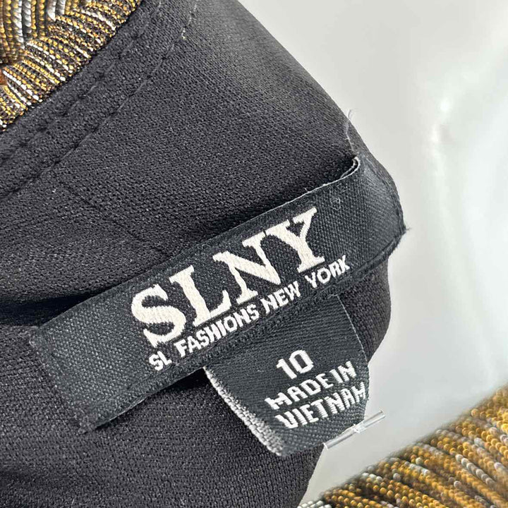 Size 10 SLNY Gold Dress