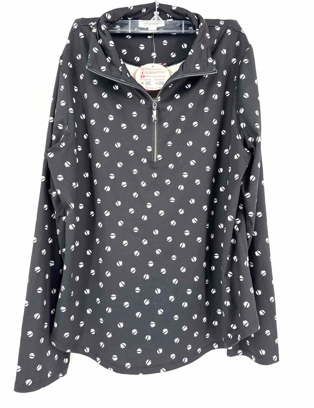 Size M Chico's Black Shirt