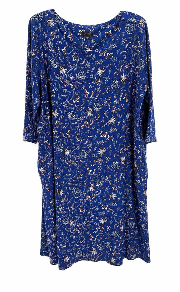 Size 2X J JILL Royal Blue Dress