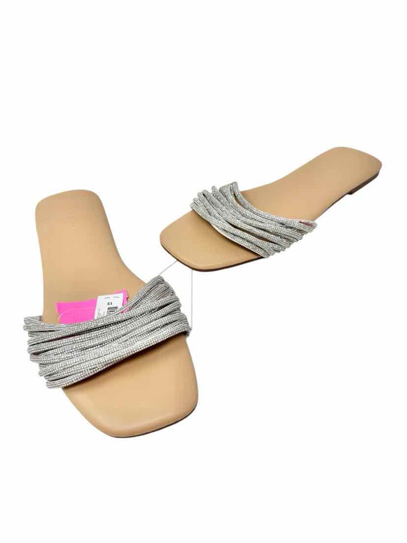 Shoe Size 13 Torrid Silver Sandals
