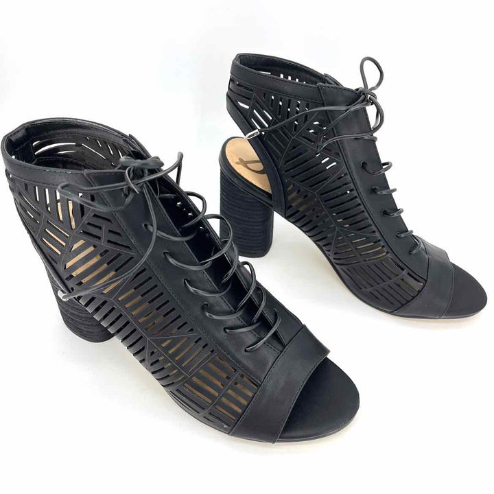 Shoe Size 11 Sam Edeleman Black Lace Sandals