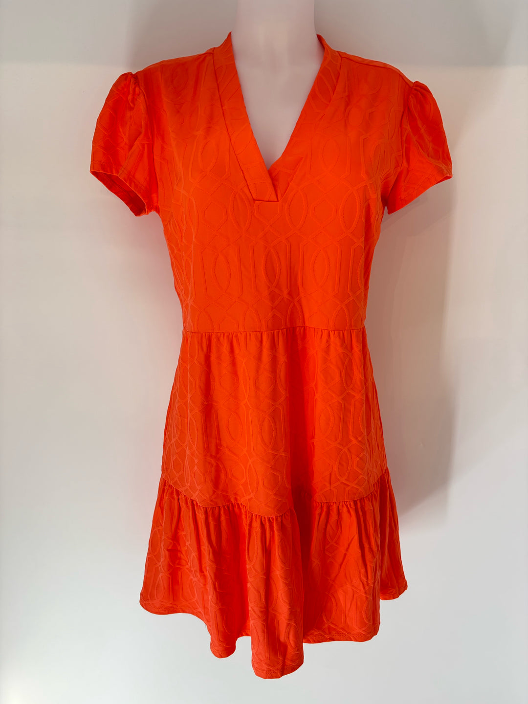 Size S JUDE CONNELYY Orange Dress