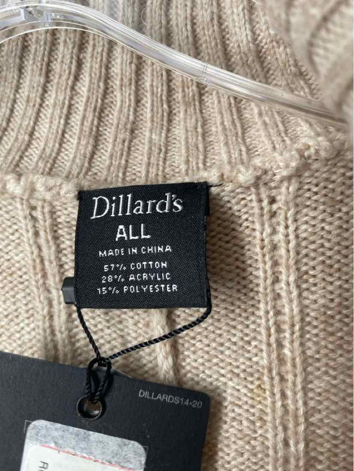 Size One Size Tan Sweater