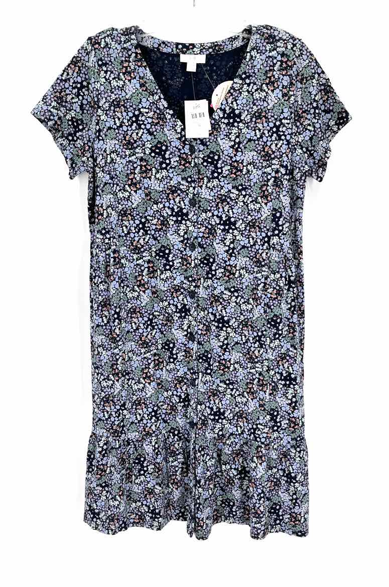 Size S J JILL Navy Dress