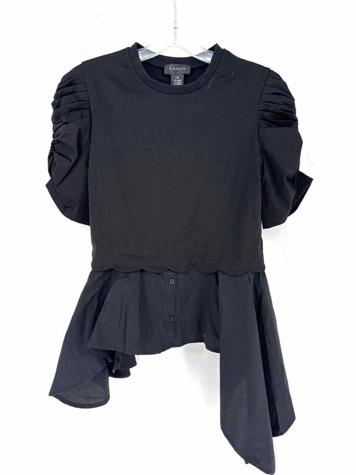 Size M GRACIA Black Shirt