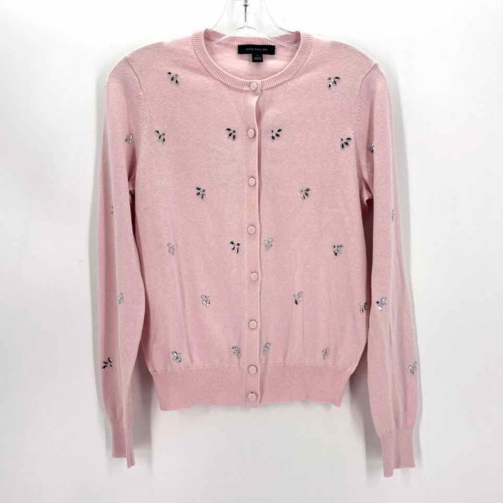 Size S Ann Taylor Pink Cardigan