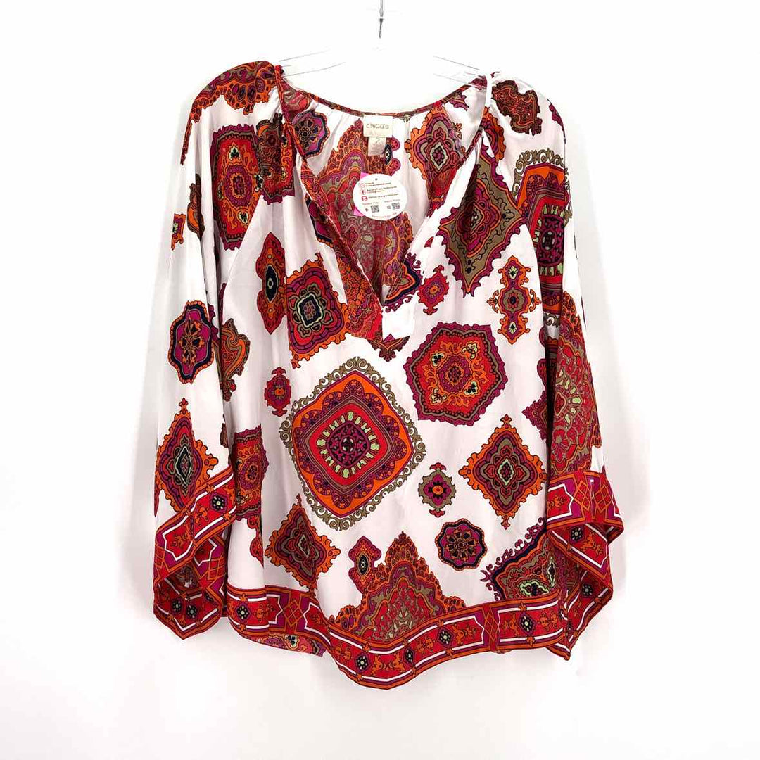 Size L Chico's Multi-Color Shirt