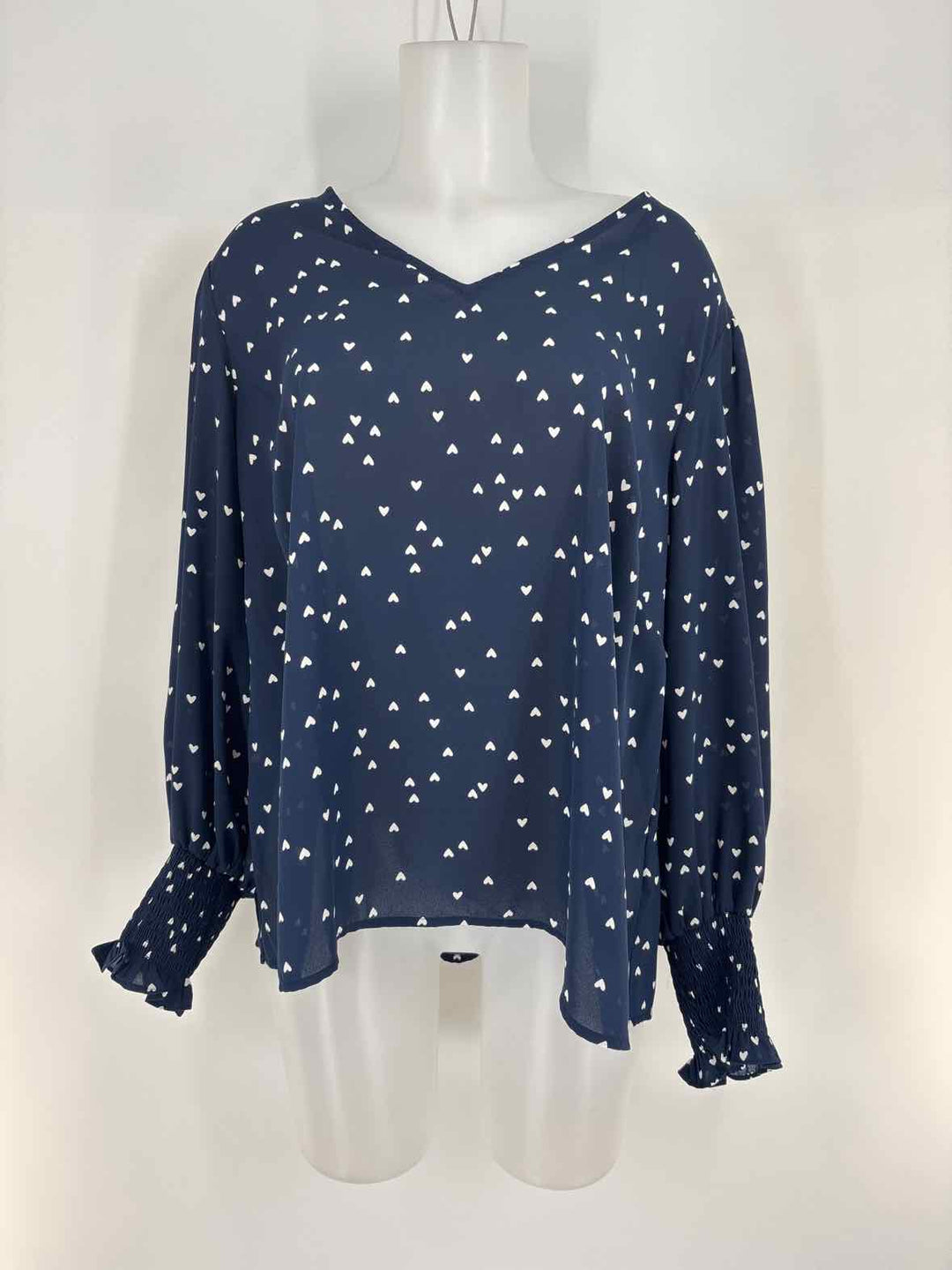 Size 2X CECE Navy Shirt
