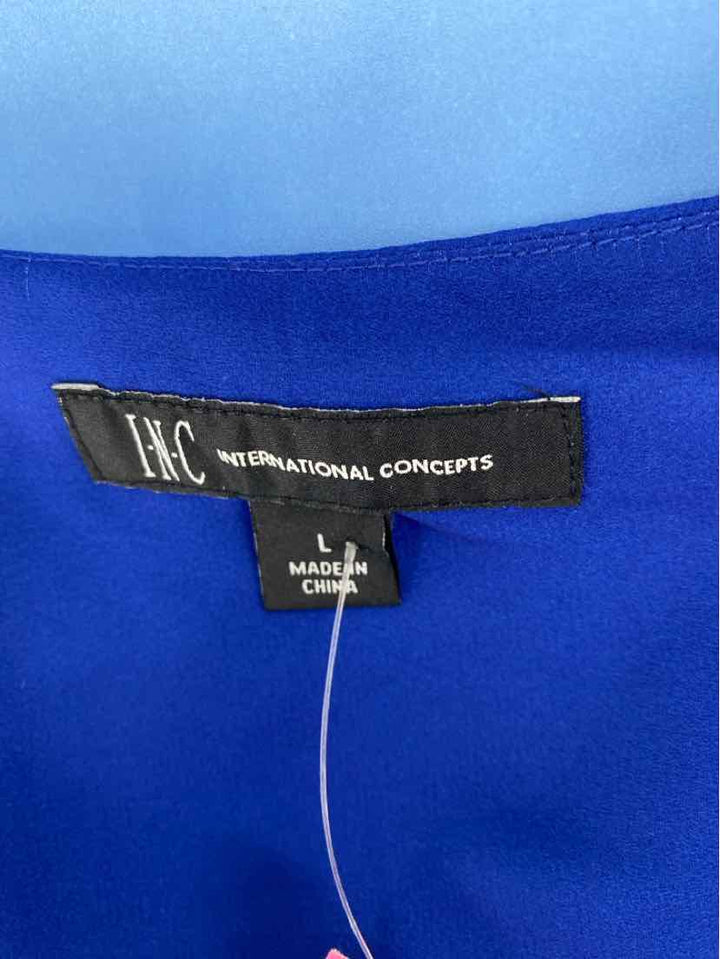 Size L INC Blue Shirt