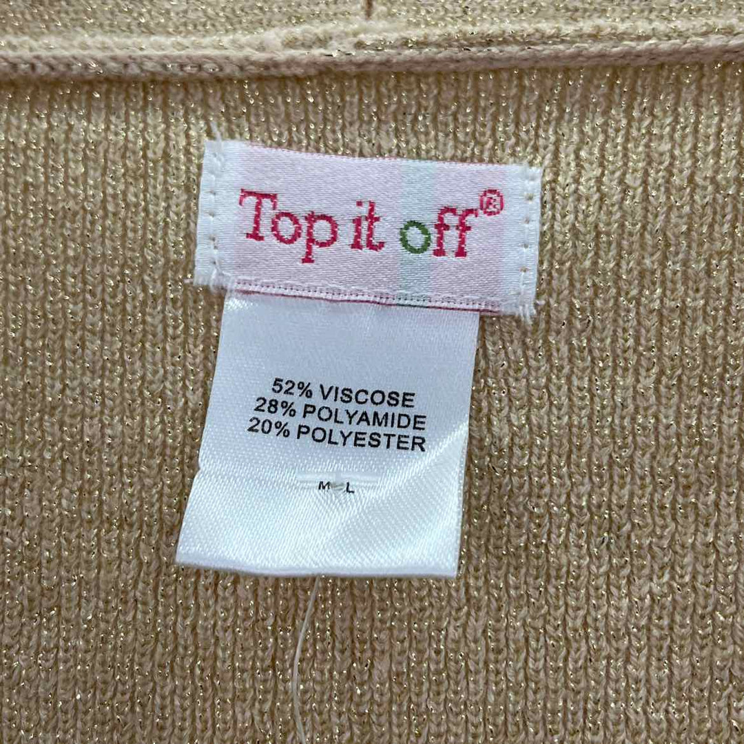 Size M/L Gold Cardigan