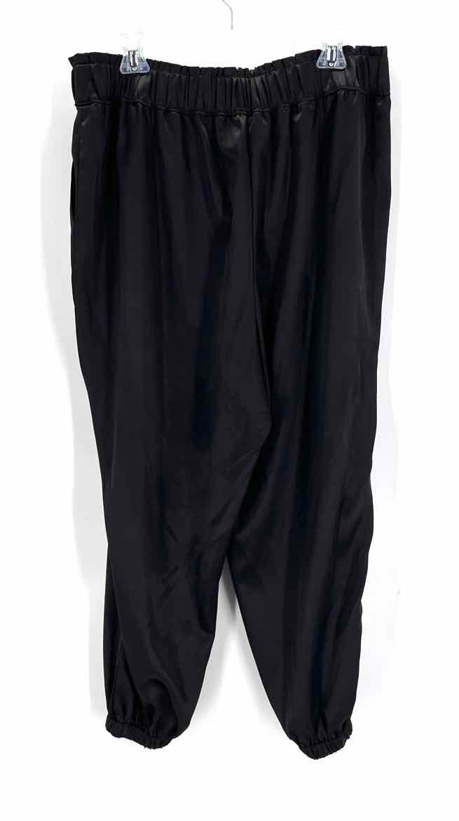 Size 18 LANE BRYANT Black Sateen Pants