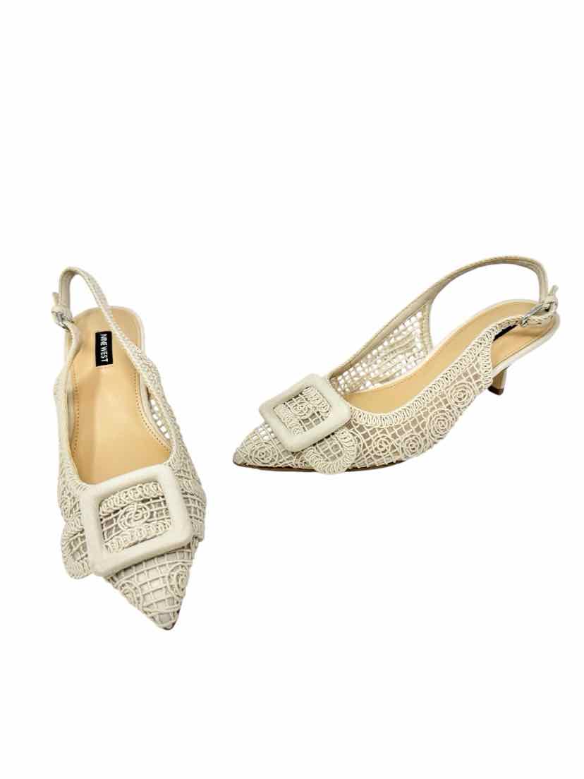 Shoe Size 9 Nine West Cream Pumps