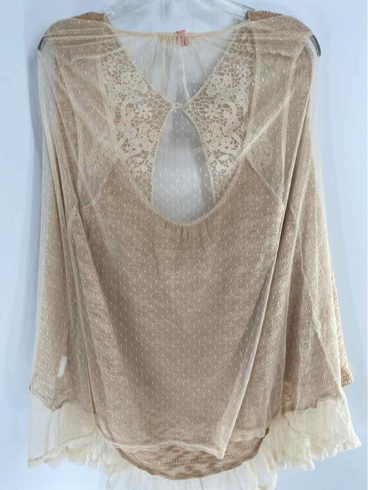 Size XL Beige Shirt