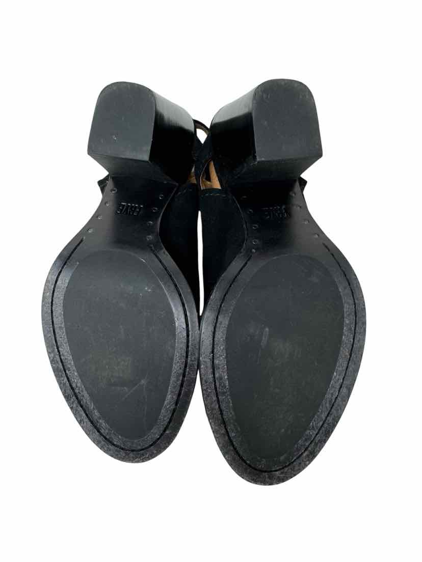 Shoe Size 10 Frye Black Suede Pumps