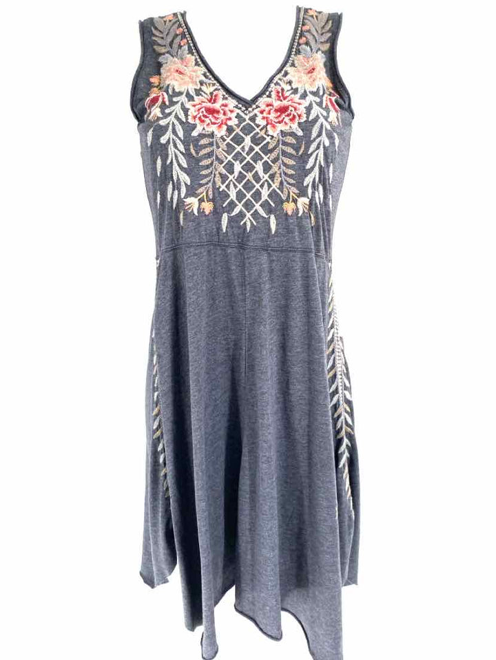 Size S Johnny Was Gray Dress