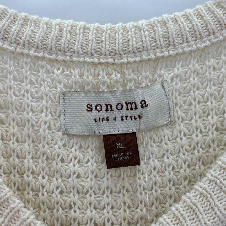 Size XL SONOMA Ivory Sweater