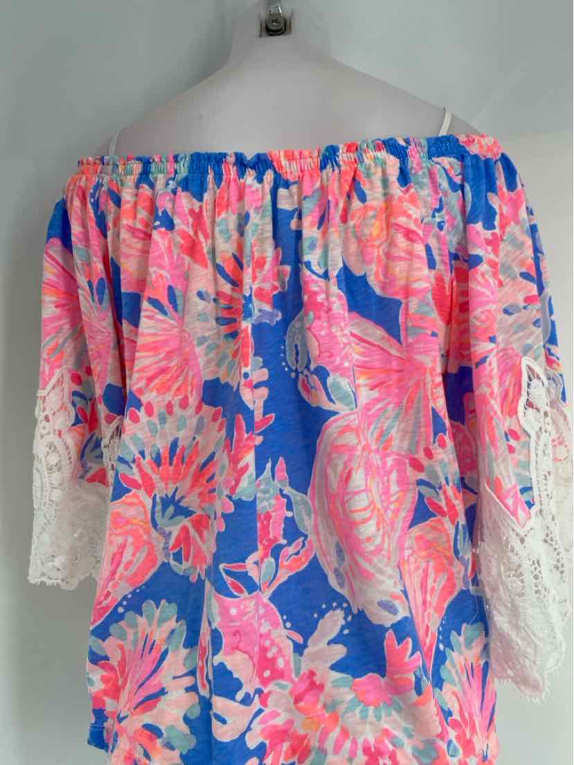 Size M LILLA P Multi-Color Shirt