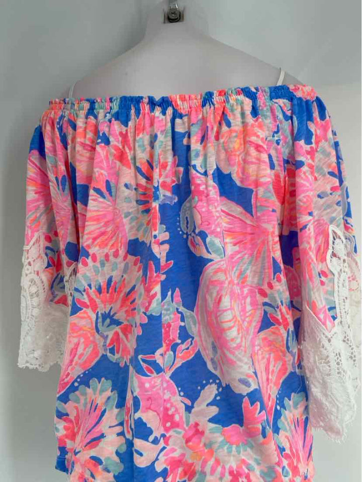 Size M LILLA P Multi-Color Shirt