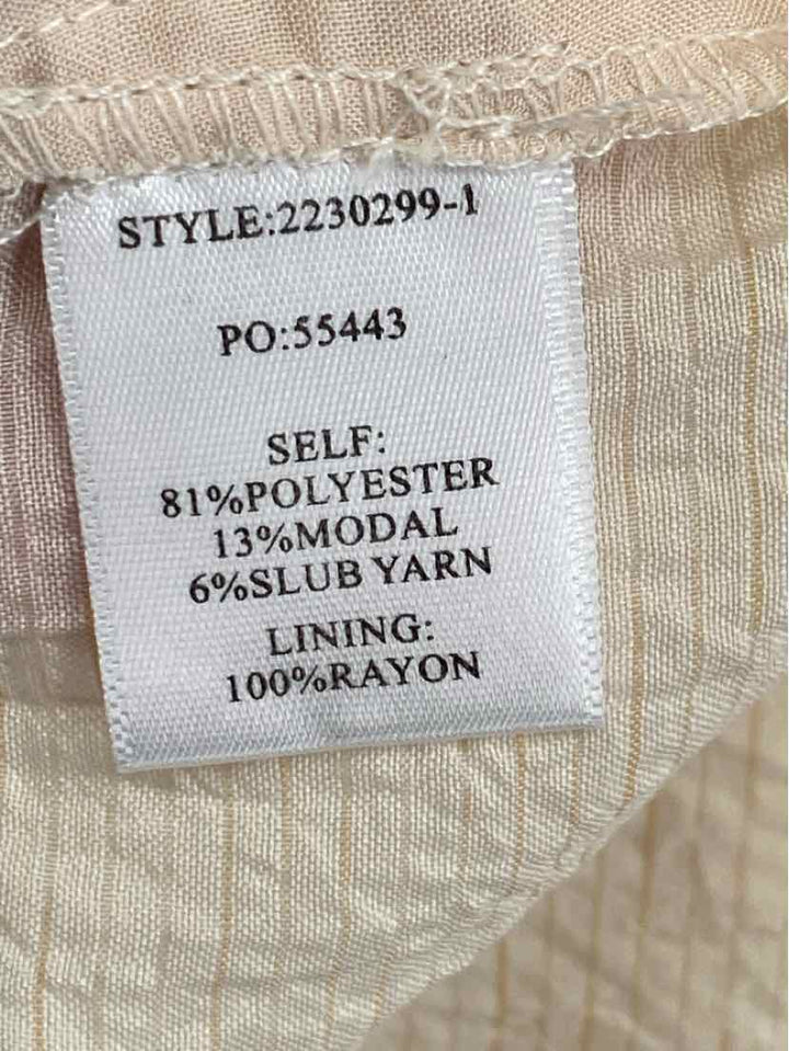 Size XL CURRENT AIR Ivory Shirt