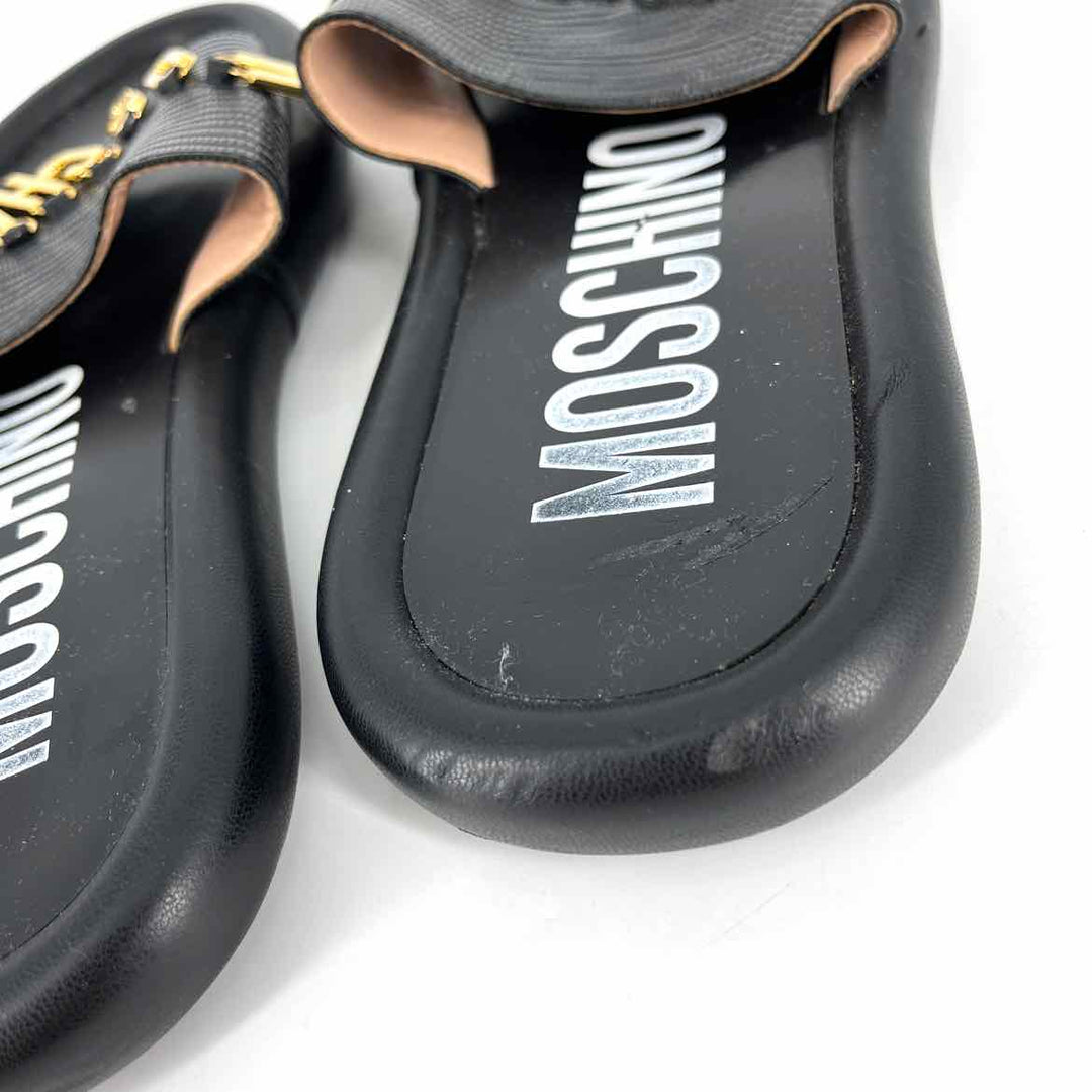 Shoe Size 40 Moschino Black Sandals