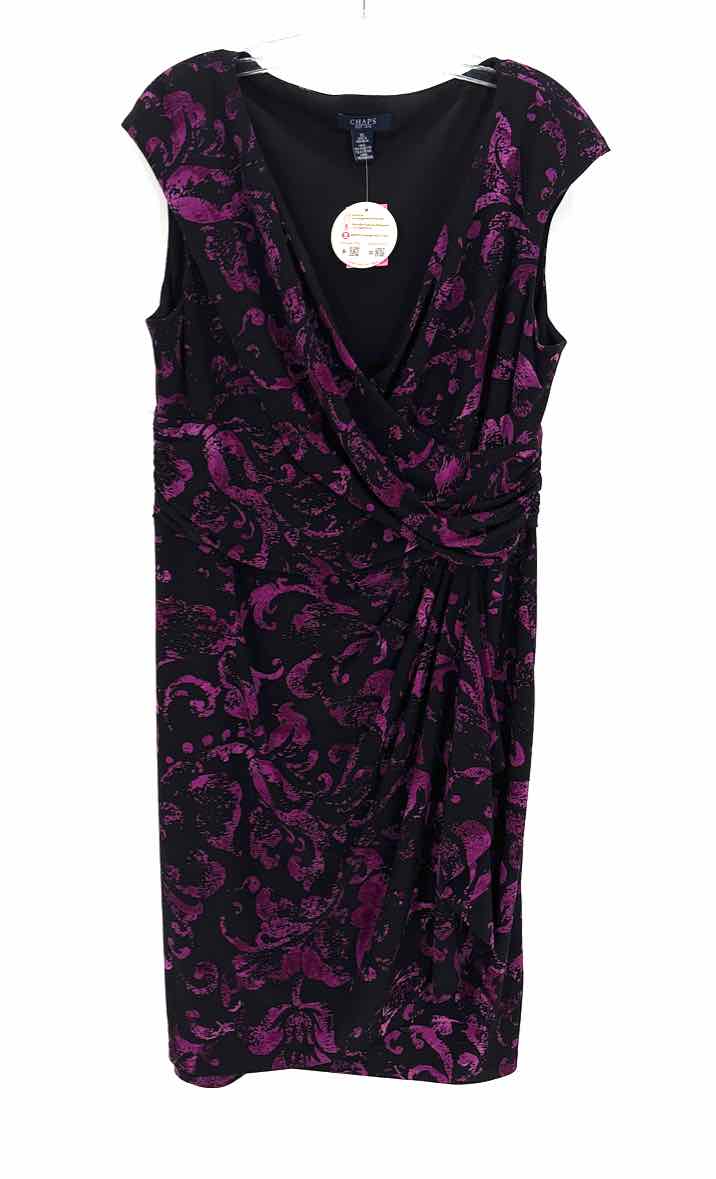 Size XL CHAPS Multi-Color Dress