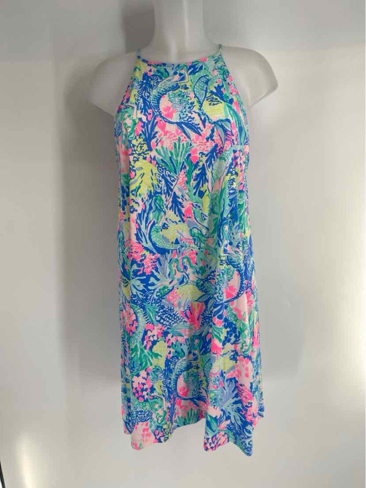 Size L Lilly Pulitzer Blue Dress