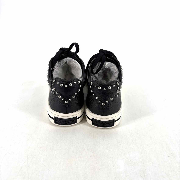 Shoe Size 7.5 BRIGHTON Black Leather Sneakers