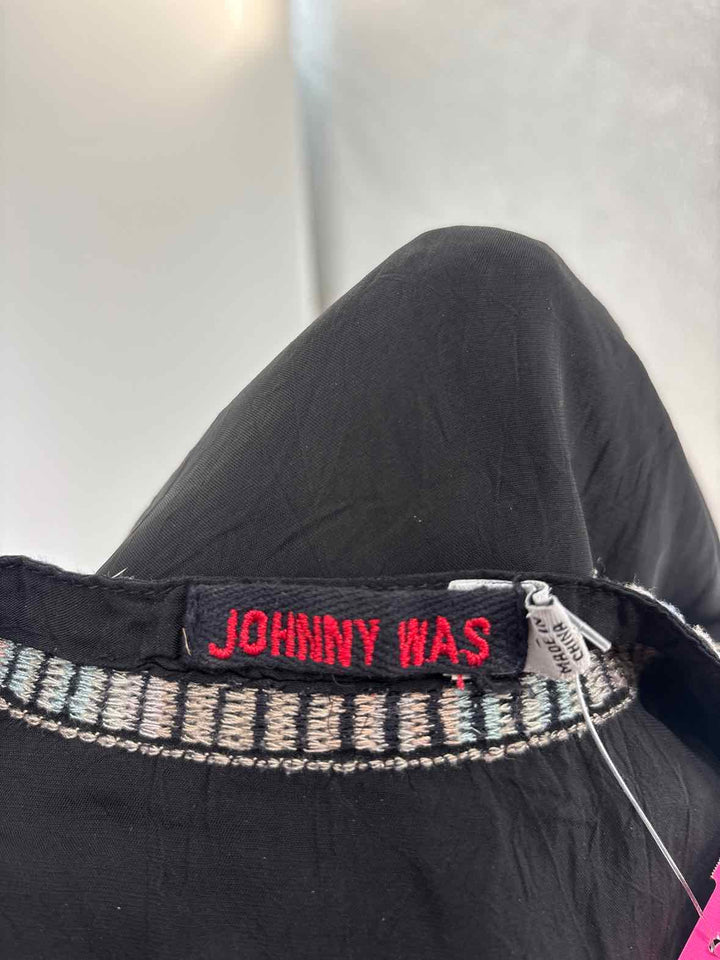 Size L Johnny Was Black Shirt