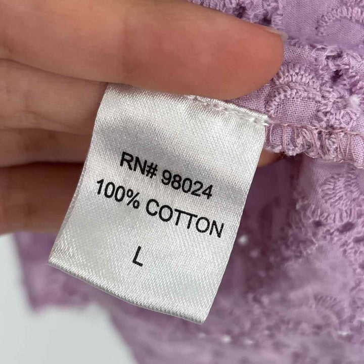 Size L HOUSE OF HARLOW Lilac Shirt