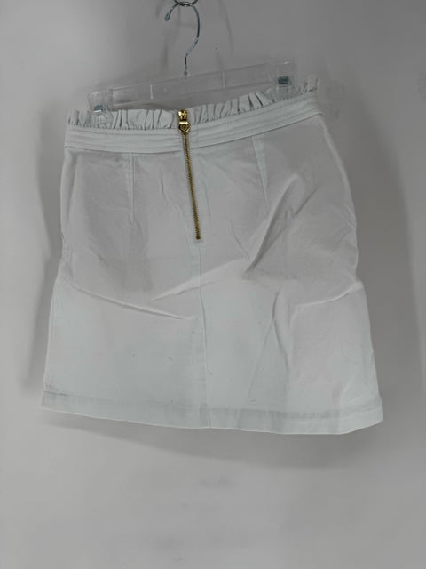 Size 4 DRAPER JAMES White Skirt