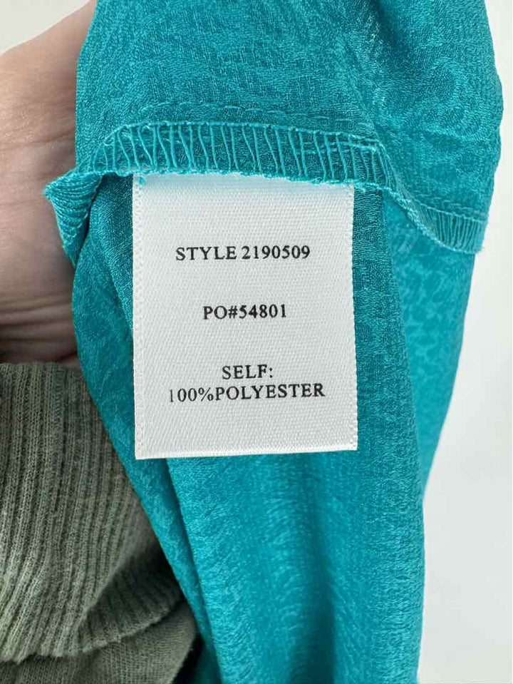 Size M CURRENT AIR Teal Dress