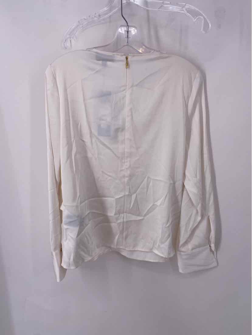 Size S DONNA KAREN Cream Shirt