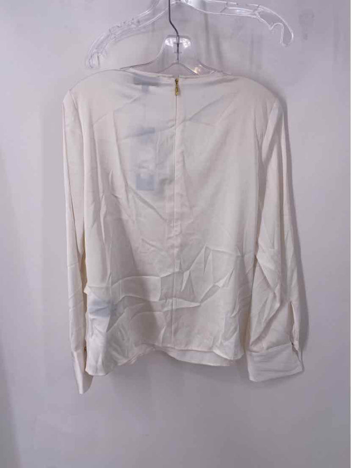 Size S DONNA KAREN Cream Shirt