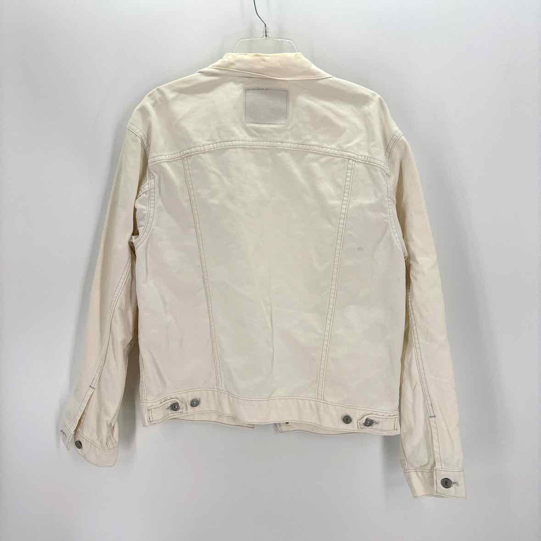 Size M Levi's Cream Denim Jacket