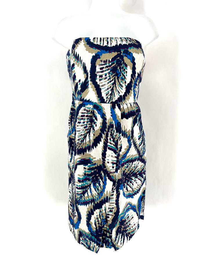 Size 8 Banana Republic Blue Dress