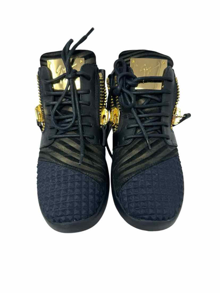Shoe Size 38 GIUSEPPE ZANOTTI Olive Suede Luxury - Sneakers